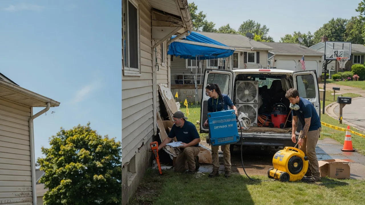 Ceiling Leak Cleanup in Waterloo, IA near me