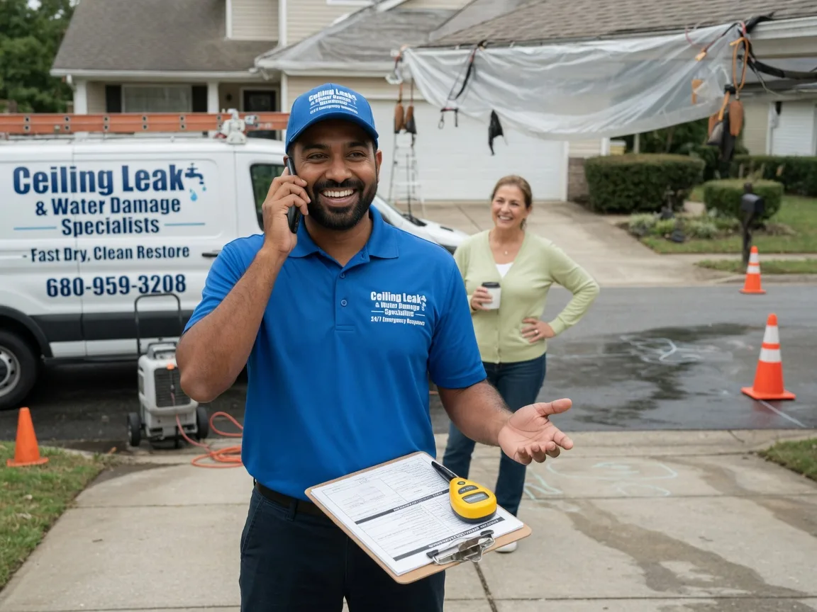 Ceiling Leak Cleanup Waterloo, IA FAQs